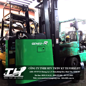 Xe nâng điện đứng lái Toyota 7FBR15 2