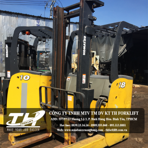 Xe nâng điện đứng lái Komatsu FB18RL-14 1