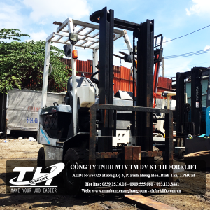 Xe Nâng Điện Ngồi Lái Nissan 2