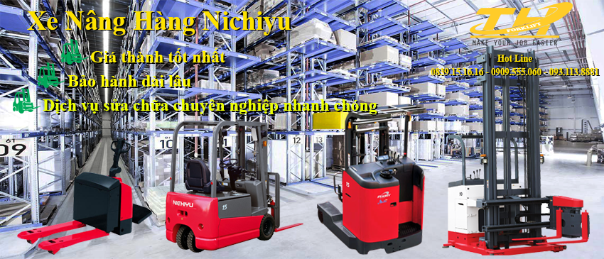 Cho thuê xe nâng điện nichiyu