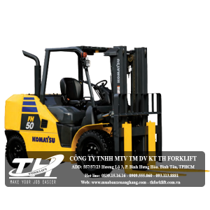 Cho thuê xe nâng dầu Komatsu 1